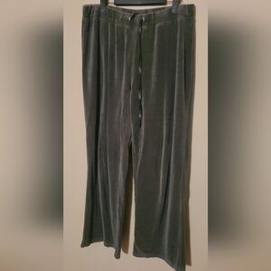 New York Laundry Wide Leg Pants - Green Size XL